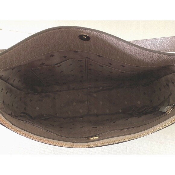 New Kate Spade Kailee Medium Double Compartment Shoulder bag Neutral multi - Picture 5 of 7